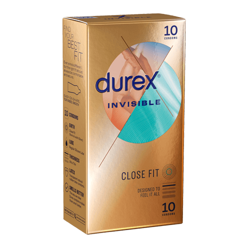 durex invisible closefit front and side